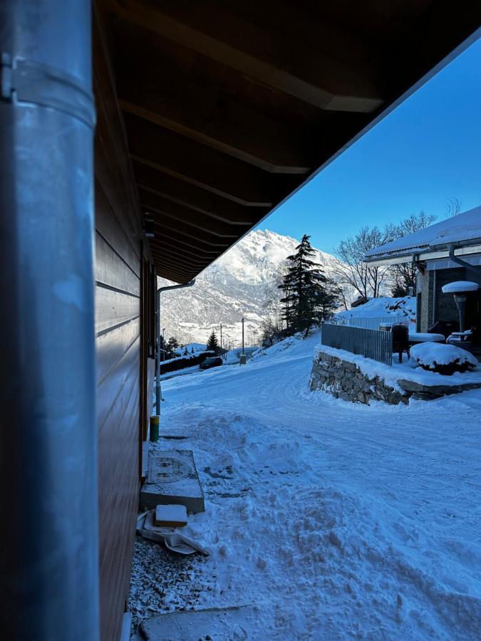 Chambres D'Hotes Les Louettes A Sapinhaut Canton Du Valais Saxon Exterior photo